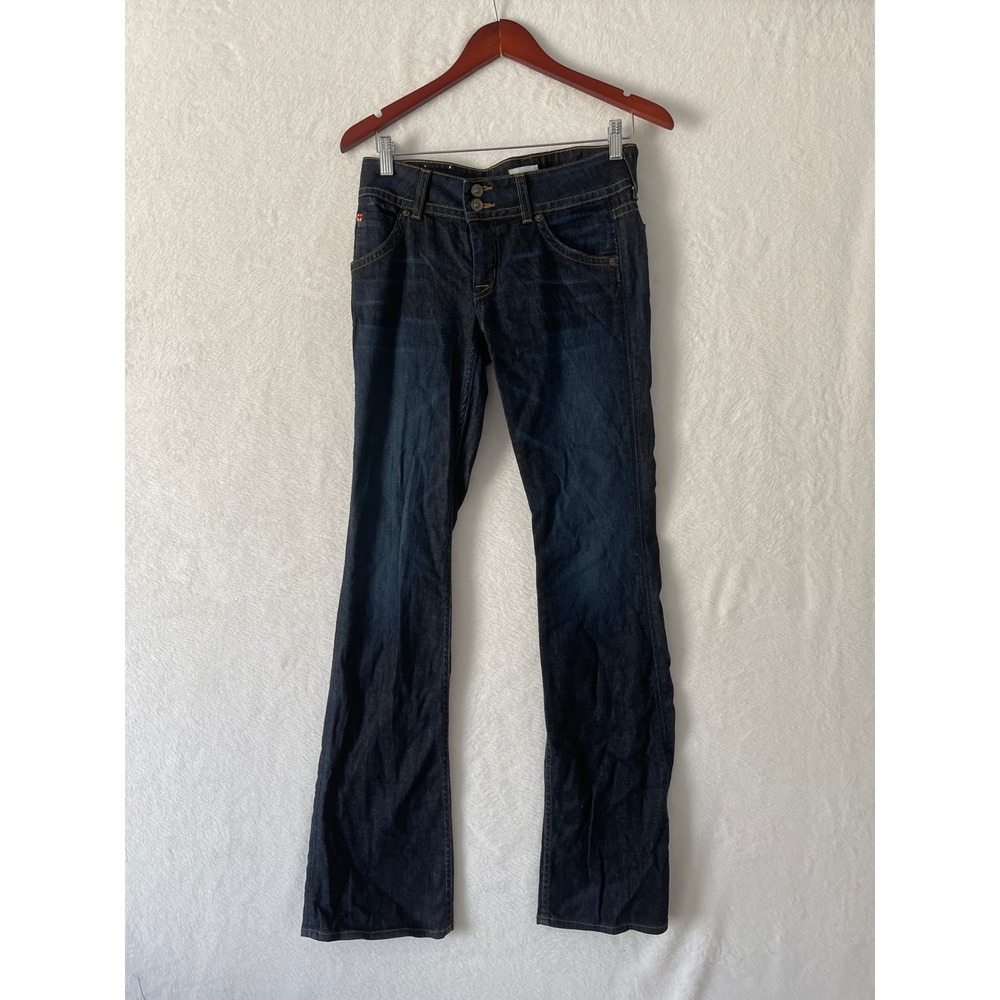 Hudson Signature Bootcut Jeans Dark Wash Fire Size Woman's 27 Made in USA